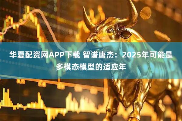华夏配资网APP下载 智谱唐杰：2025年可能是多模态模型的适应年