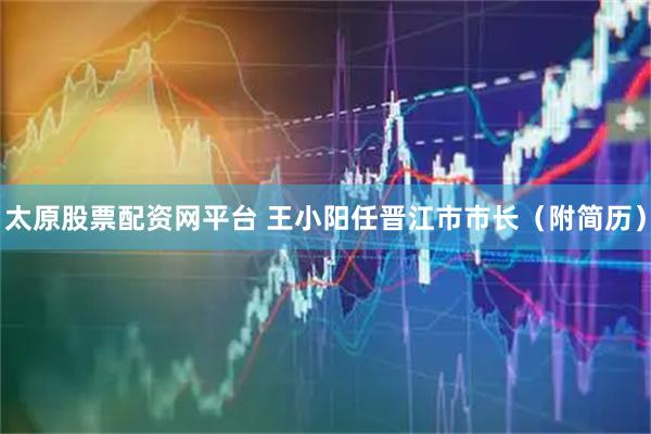 太原股票配资网平台 王小阳任晋江市市长（附简历）